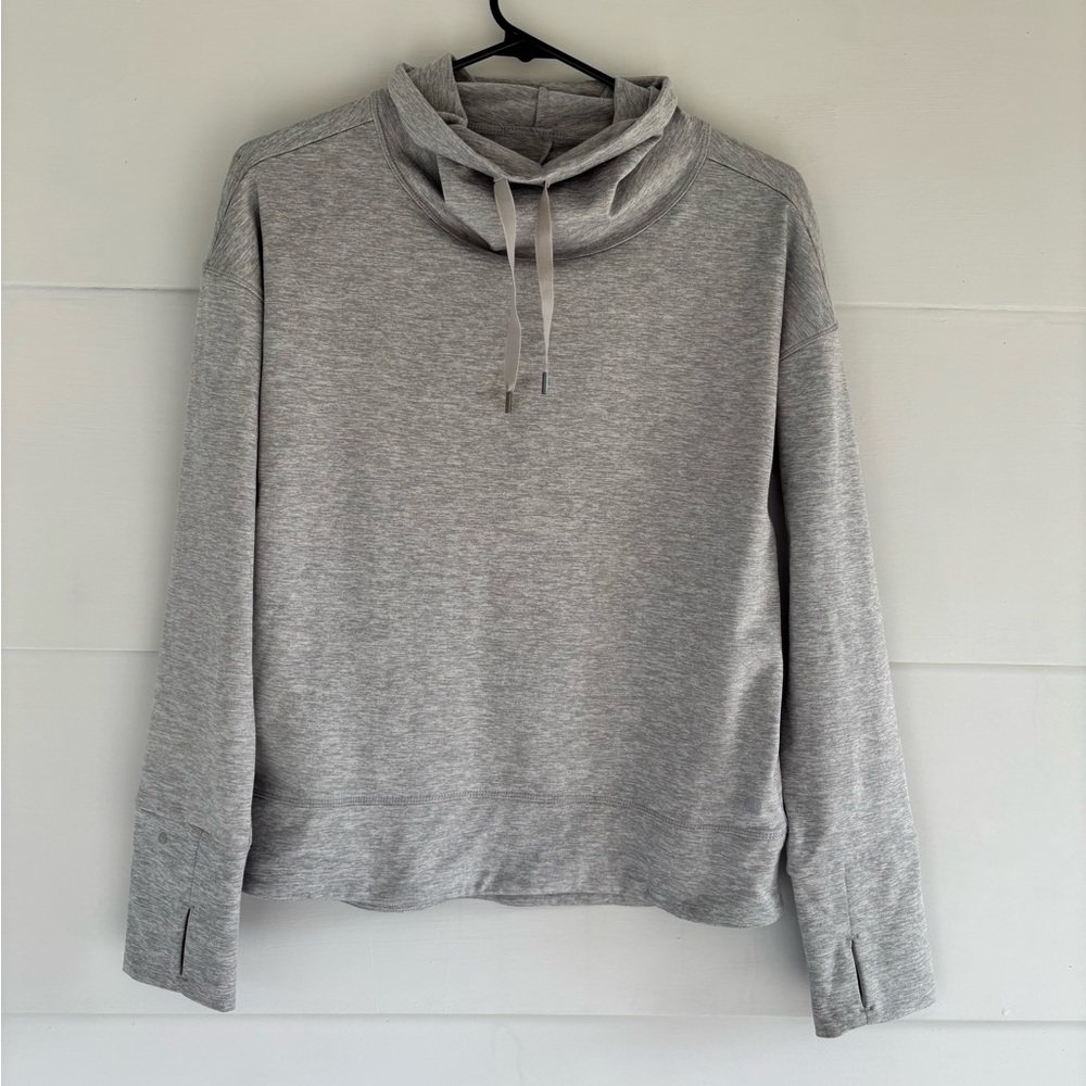 Apana Small Womens Cowl Neck Pullover Top Long Sleeve Sweatshirt Athletic Casual